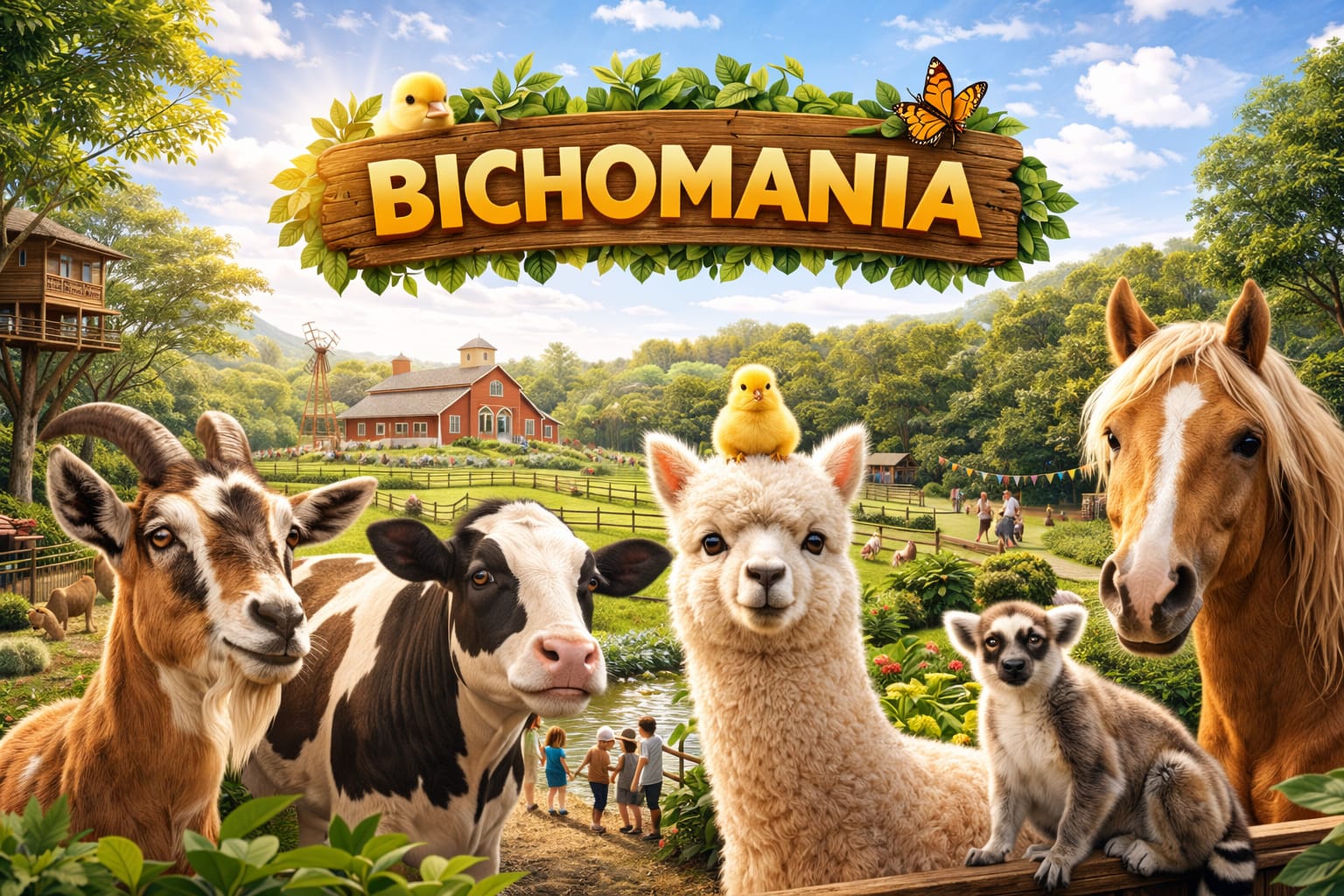 Bichomania - Parque temático com animais para passeios escolares